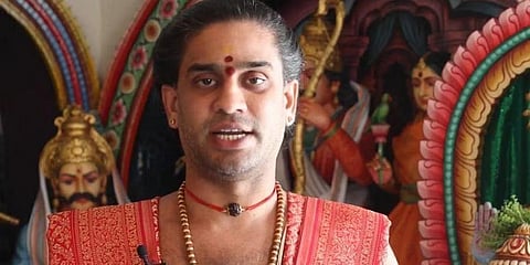 Kandasamy Senapathi, Indian chief priest of Singapore's oldest Hindu temple. (Photo | Facebook)