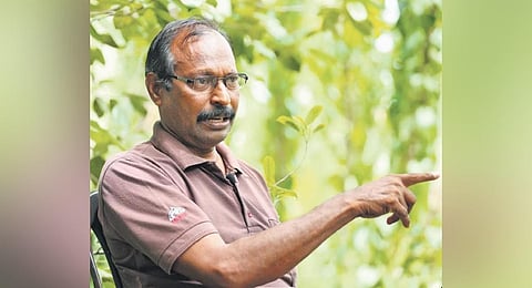 Ashokan K M, Hadiya’s father .(Photo | T P Sooraj, EPS)