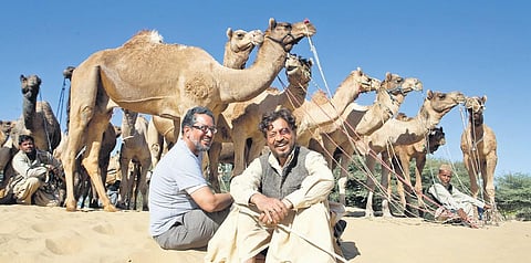 Actor Irrfan with his director-friend Anup Singh