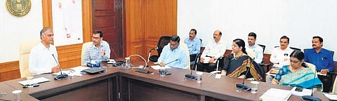 Health Minister T Harish Rao