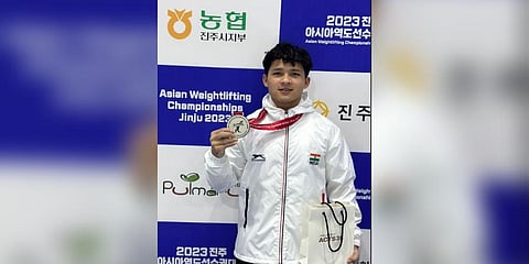 Indian weightlifter Jeremy Lalrinnunga