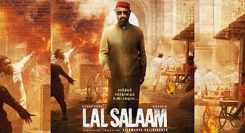 Superstar Rajinikanth in 'Lal Salaam'.