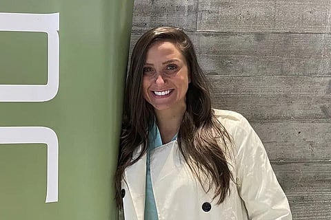 This photo provided by KPCW.org shows Kouri Richins at the KPCW studio in Park City, Utah, April 12, 2023. (File Photo | AP)