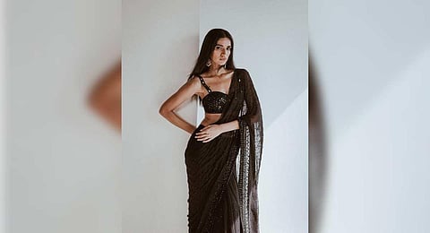 Black for summer. (Photo | Instagram @arpitamehtaofficial)