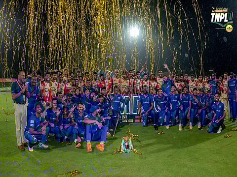 Chepauk Super Gillies and Lyca Kovai Kings were announced as the joint winners of TNPL 2022.