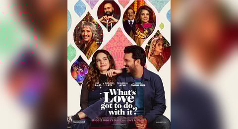 Promotional poster for 'What's love got to do with it?'Â