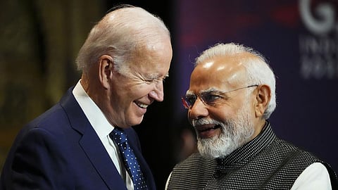 Prime Minister Narendra Modi and US President Joe Biden.