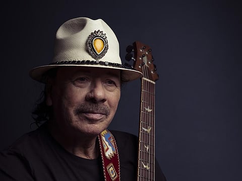 Carlos Santana poses for a portrait on Friday, June 16, 2023, in New York. (Photo | AP)