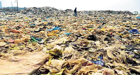 The premises of Brahmapuram waste treatment plant | Albin Mathew