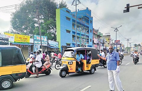 Nethaji bypass along the Dharmapuri - Salem road (Photo | Express)