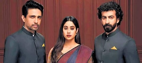 Cast of tjhe movie Ulajh. (File Photo_