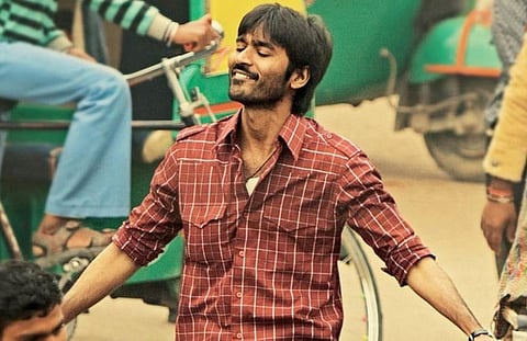 Indian actor Dhanush in a still from the 2013 Hindi romantic drama, 'Raanjhanaa'. (Photo | IMDb)