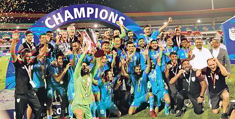 The Blue Tigers recently got the better of Lebanon in Bhubaneswar to clinch Intercontinental Cup | express