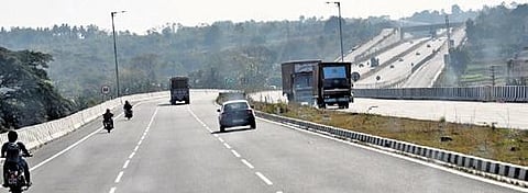 SUV jumps median on Mysuru Expressway rams into tax, three dead