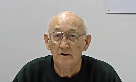 In this photo made from video on May 27, 2015, Gerald Ridsdale gives evidence during a child sex abuse royal commission. (Photo | AP)