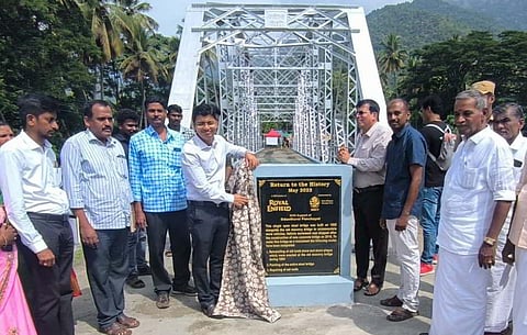 British-era suspension bridge in TN's Kallar reopened after renovation