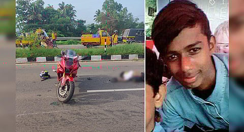 The 22-year-old lost his life when he attempted to evade a sudden crossing stray dog, causing his bike to skid and him to fall onto the road. (Photo | Special Arrangement)