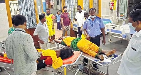 People admitted in Dharmapuri GH after suicide bid | Express