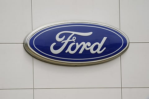 FILE - An image of the Ford logo at a dealership store, used for representational purposes only. (Photo | AP)