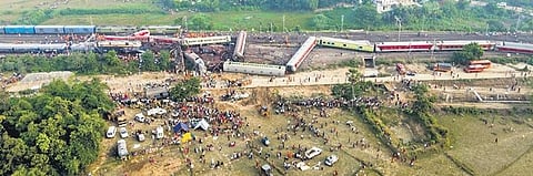 Representational image of the Odisha triple crash. (Photo | EPS)