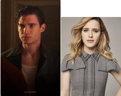 David Corenswet (L), and Rachel Brosnahan.