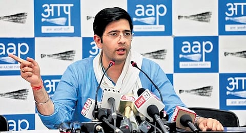 FILE - AAP leader and Rajya Sabha MP Raghav Chadha. (Photo | PTI)