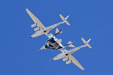 Virgin Galactic’s rocket-powered plane. (Photo | AP)