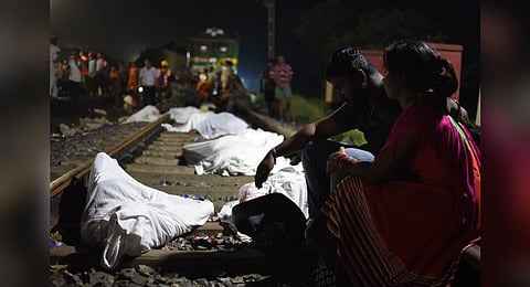 Two passenger trains and a goods train were involved in an accident on Friday in Odisha's Balasore district, one of the worst railway tragedies in the country. (Photo | Debadatta Mallick, EPS)
