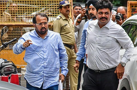 IAS officer Sanjeev Jaiswal appeared before the Enforcement Directorate . (Photo | PTI)