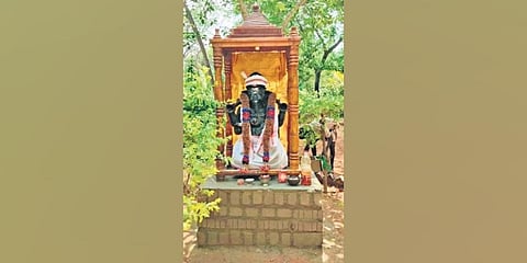  The Pudukkottai administration, rejecting claims of damages to the Ganesh statue released a picture of it on Saturday | express 