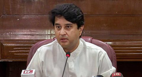 Union Minister for Civil Aviation Jyotiraditya Scindia. (Photo | PTI)