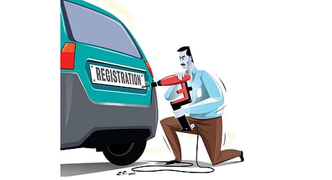 Special drive to encourage commuters to fix high-security registration plates