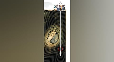 MP: Rescue ops underway for 3rd day to save girl who fell into borewell, robotic experts join efforts