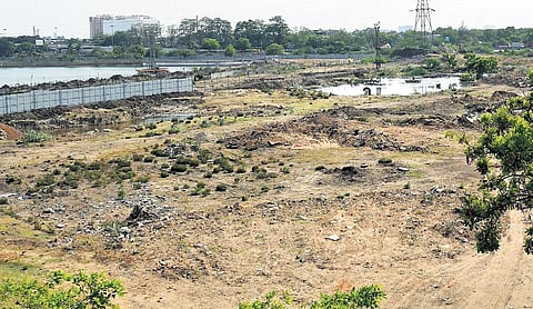 The open ground near Villivakkam tank | P Ravikumar