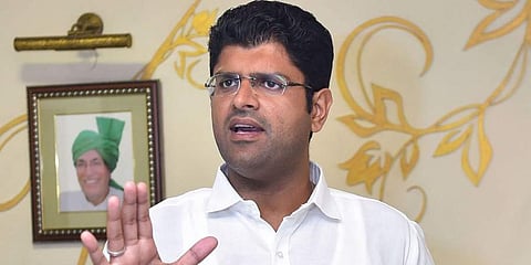 FILE - Haryana Deputy Chief Minister and JJP leader Dushyant Chautala. (Photo | PTI)