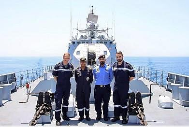 Oman: Navy personnel during the first edition of India, France and UAE Maritime Partnership Exercise, that commenced in the Gulf of Oman on Wednesday, June 7, 2023.