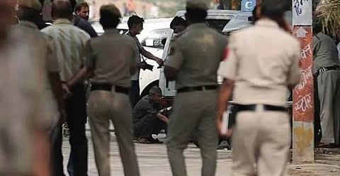 A dalit law student in Noida has alleged that he was forced to drink urine by the police and they thrashed him. (Photo | Twitter)