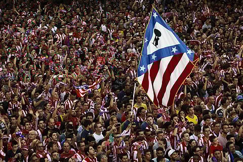 Atletico Madrid will go back to its old emblem after listening to its fans. (Photo |AP)
