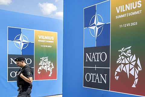 Venue of the NATO summit in Vilnius.(Photo | AP)