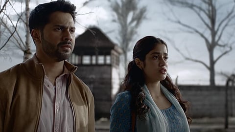 Varun Dhawan and Janhvi Kapoor in Bawaal.