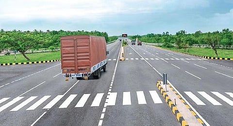 Hyderabad-Vijayawada road. (Photo | Express)