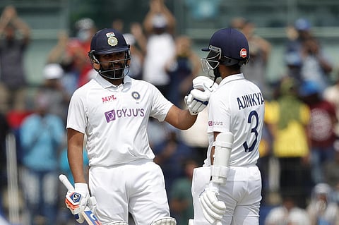 Rohit Sharma and Ajinkya Rahane (File Photo | BCCI Twitter)