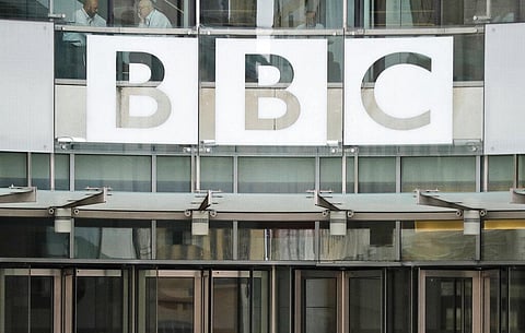 Image of the BBC headquarters in London used for representational purpose only. (File photo | AP)