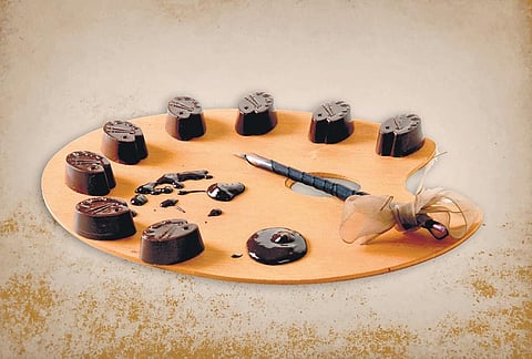 A delectable brush with art