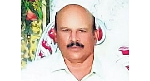 Tomato farmer Narem Rajasekhar Reddy. (Photo | Express)