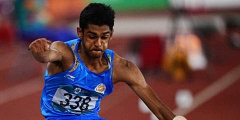Indian athlete/long jumper Murali Sreeshankar (Photo | AFP)