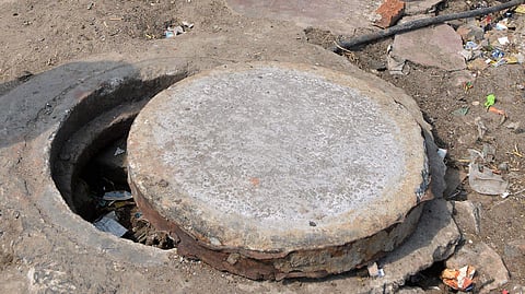 Image of a manhole used for representational purpose only.
