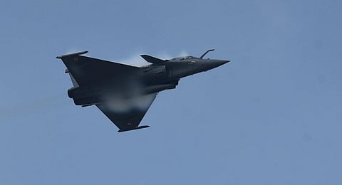 FILE - Image of the Rafale jet, used for representational purposes only. (Photo | PTI)