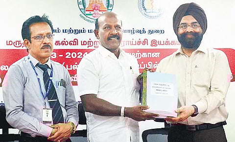 Health min Ma Subramanian, secretary Gagandeep Singh Bedi & selection panel secy R Muthuselvan release merit list | Monish Linus