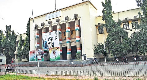 TPCC headquarters Gandhi Bhavan at Nampally, Hyderabad.(File Photo)
